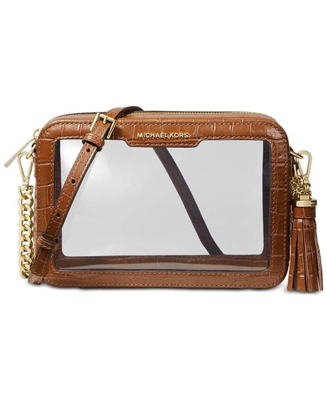 michael kors clear stadium bag|see through bags for concerts.